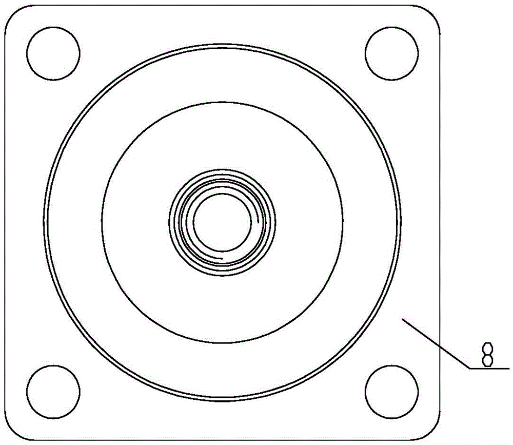 Silicon oil integrated shock absorber for vehicle cab