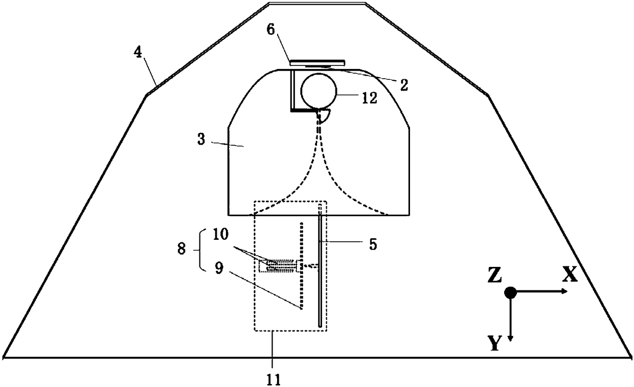 Low-profile miniaturized vehicle-mounted antenna based on filtering oscillators and capable of realizing high pilot frequency isolation