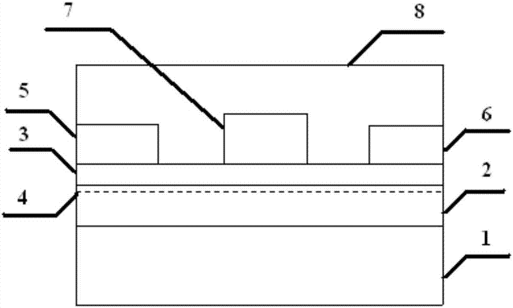 GaN HEMTs power device-to-diamond heat sink transfer method