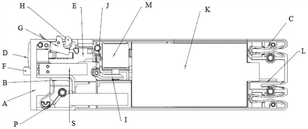 Mechanical switch closing device of circuit breaker