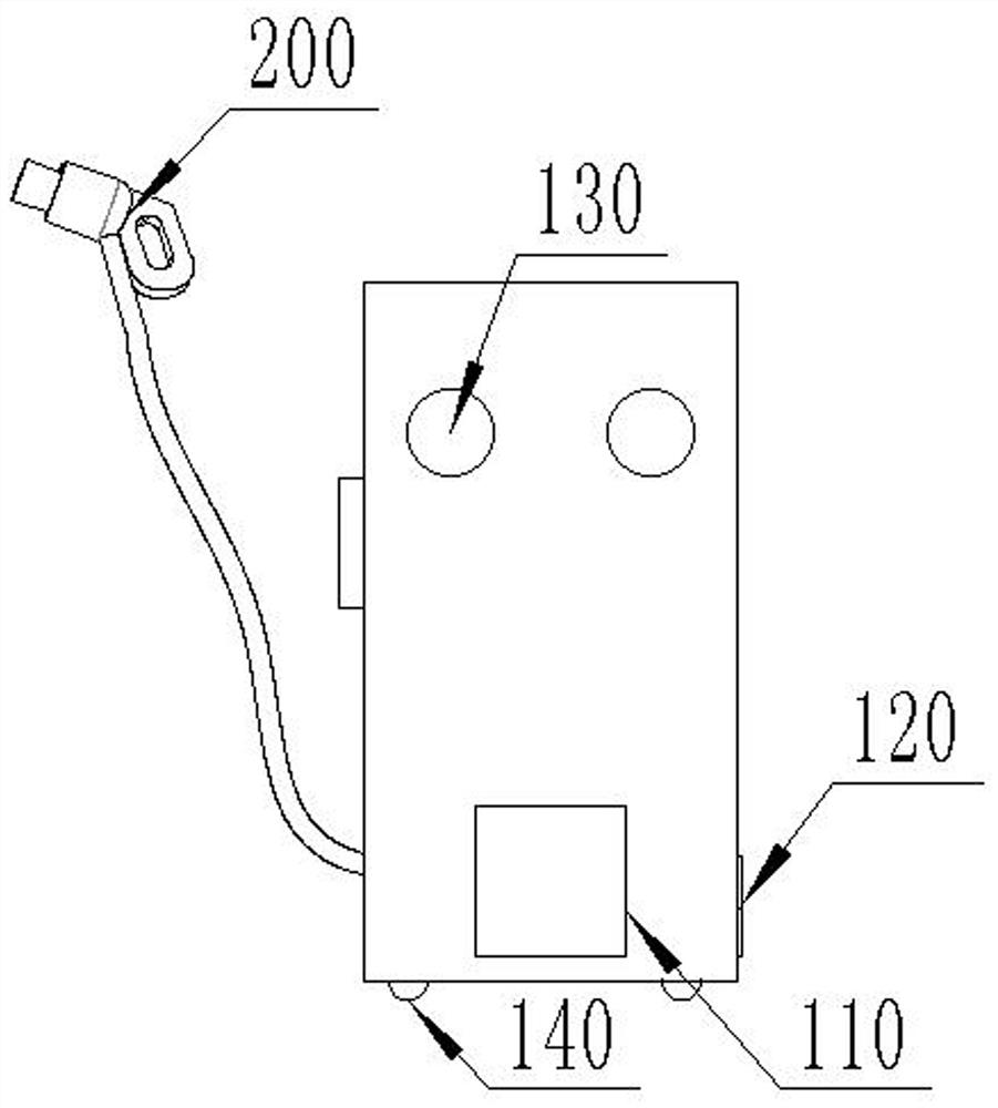 Mobile charging device system based on built-in battery scheduling