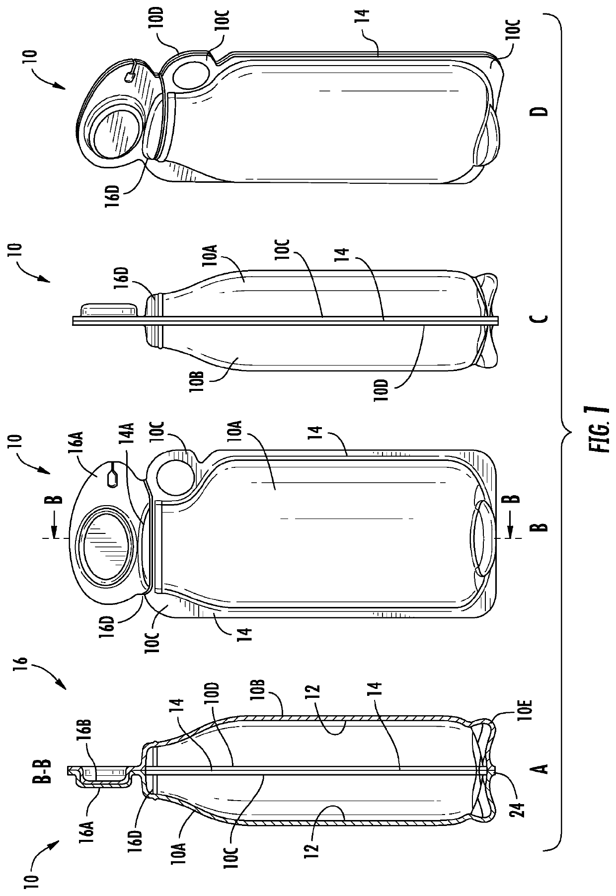 Environmentally friendly liquid container and method of manufacture