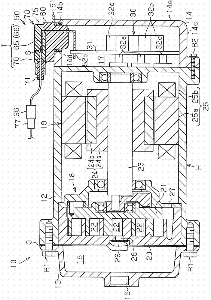 Motor-driven compressor