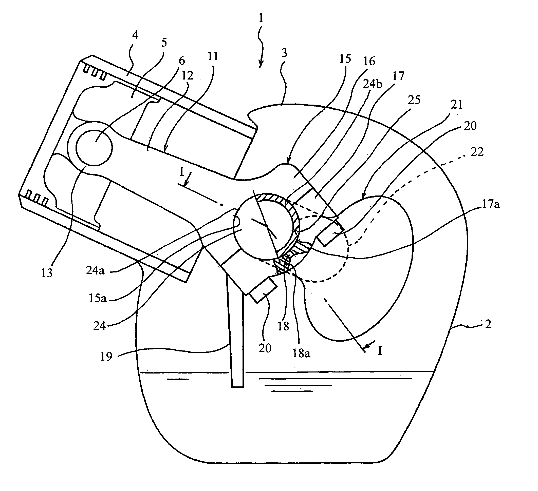 Lubrication structure in engine