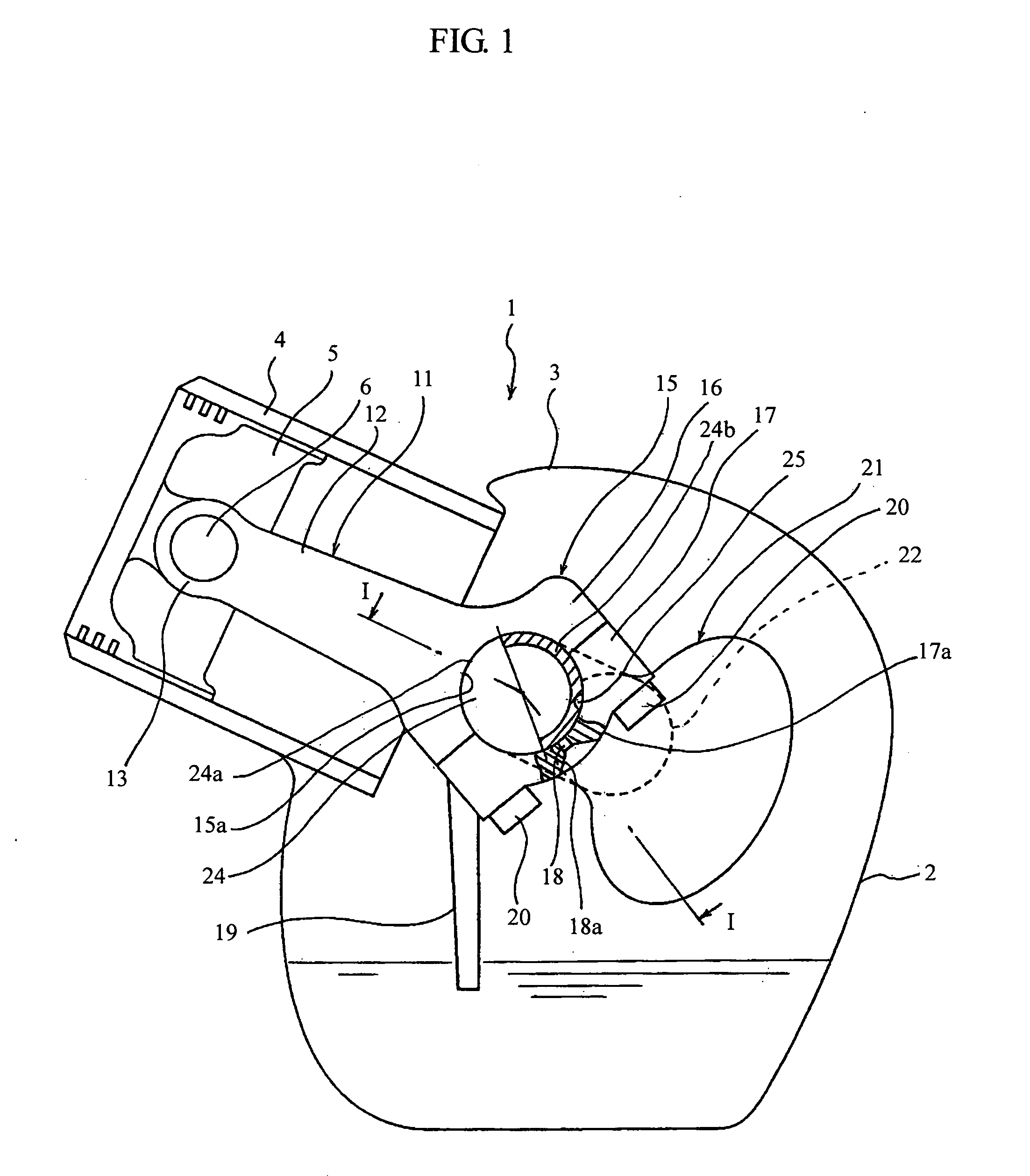 Lubrication structure in engine