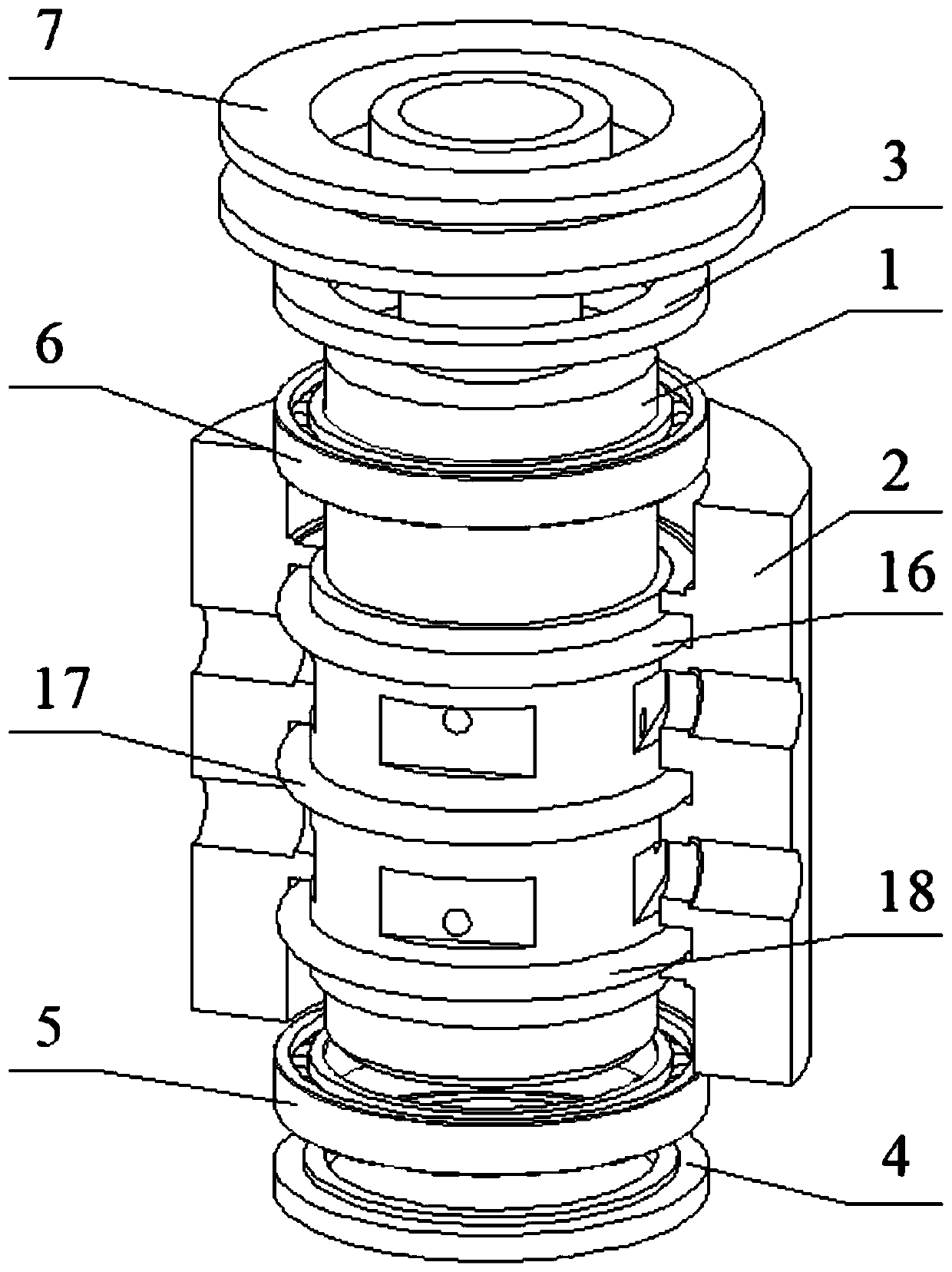 Rotary reversing valve, block forming machine rotary hydraulic vibration platform and method