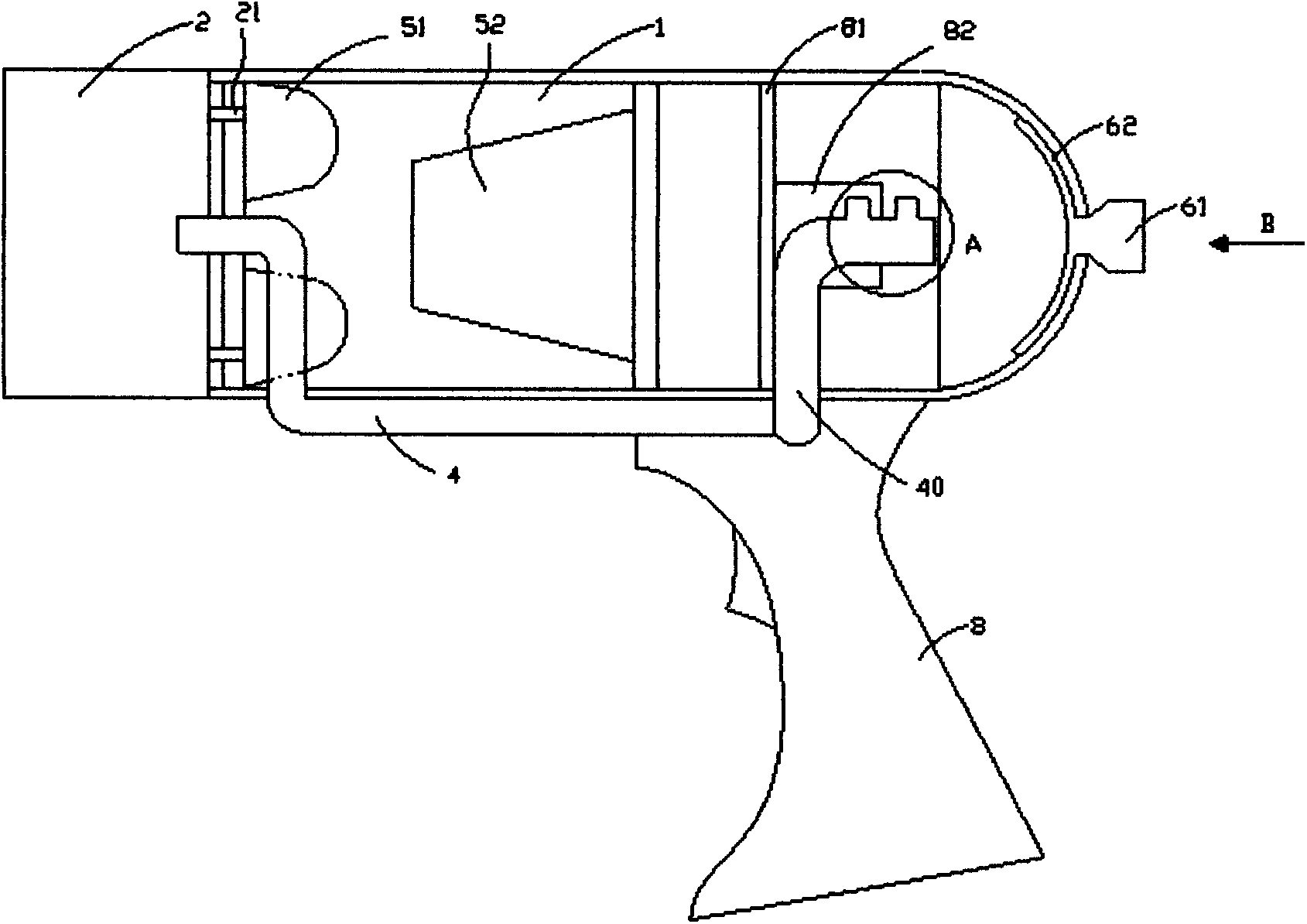 Dust-free fingerprint gun