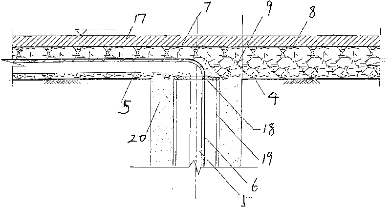 Construction method of dewatering well under foundation slab in foundation pit