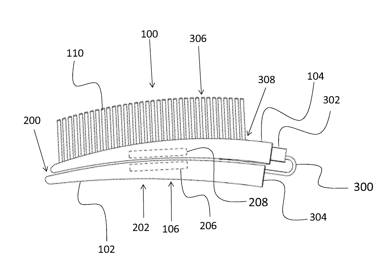 Dual-purpose hair styling and retention device and method of use thereof
