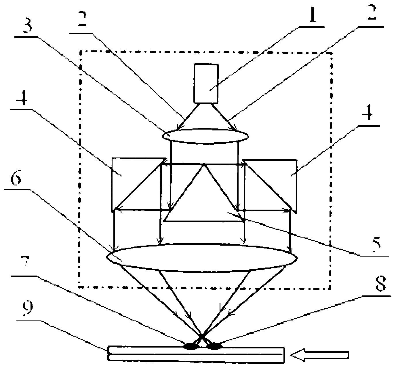 Laser induced nanometer brazing method of silicon carbide particle reinforced aluminum matrix composite with high volume fraction