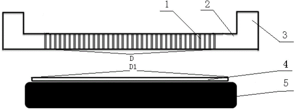 Spraying head capable of improving semiconductor plasma processing evenness
