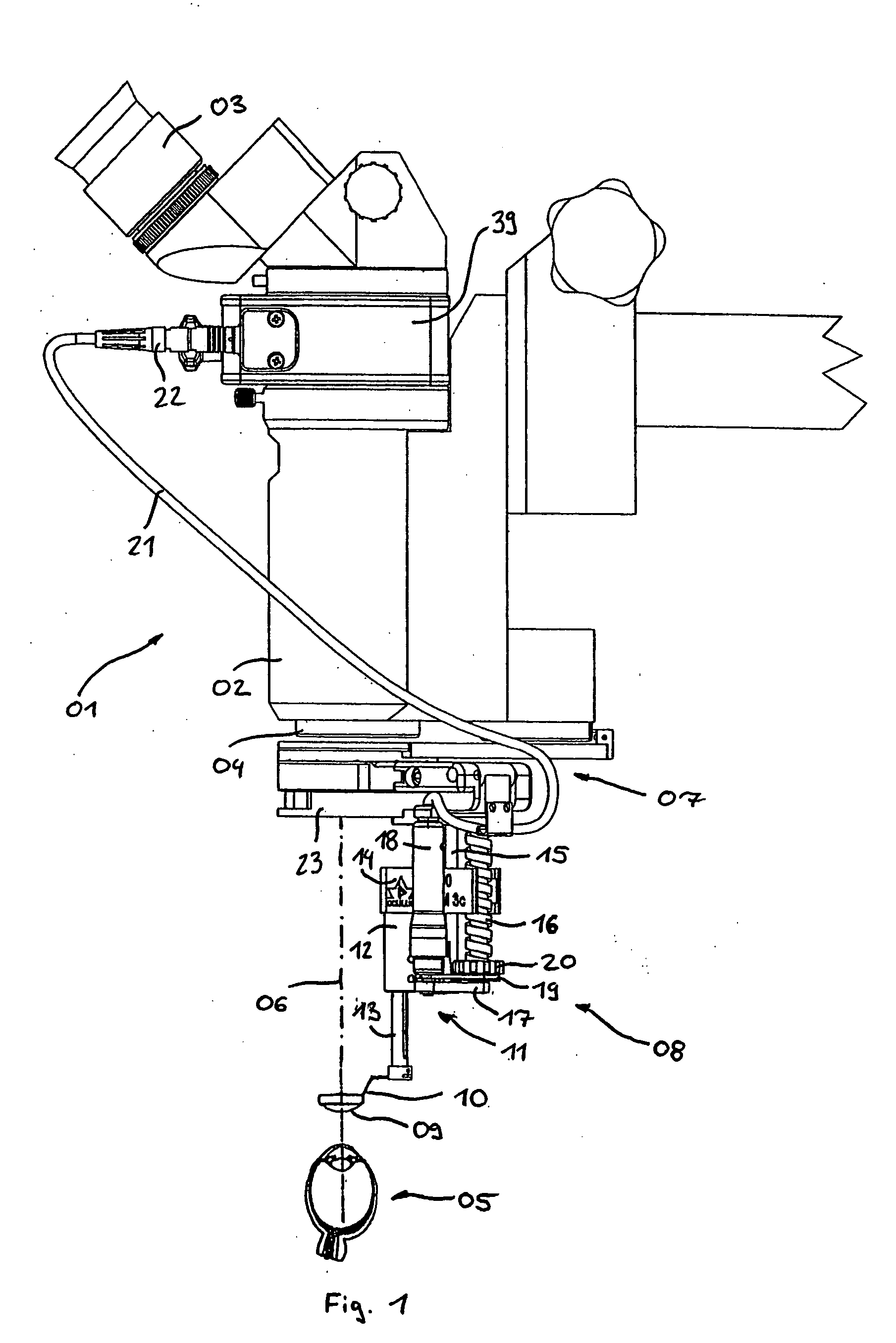 Optical device for releasable attachment to a microscope