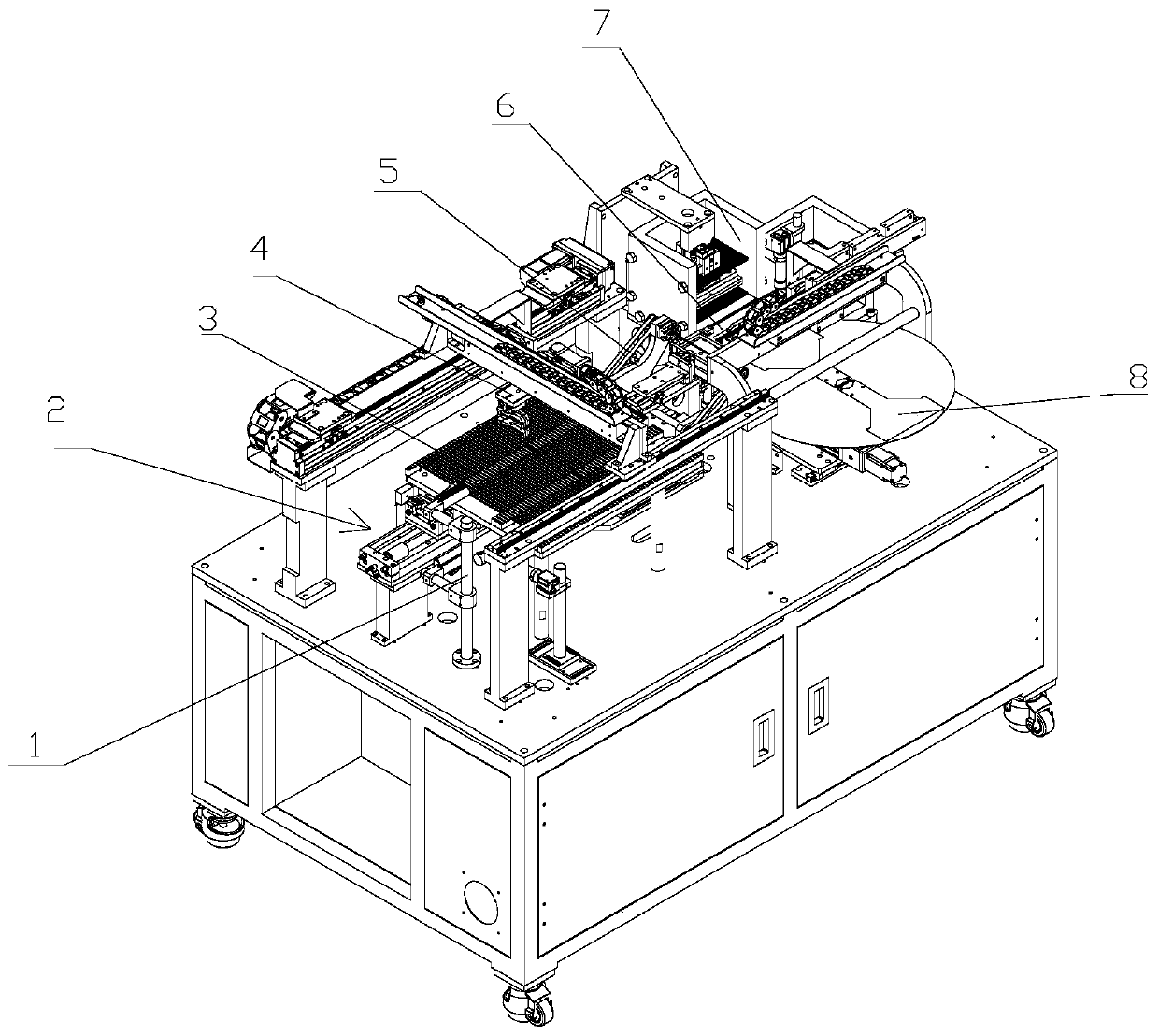 Bar rotating device and automatic bar screening and stacking machine