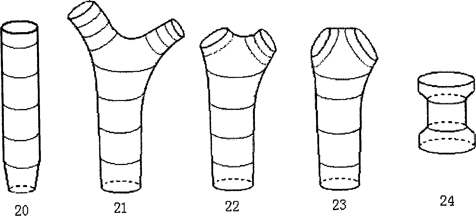 Biodegradable common bile duct built-in carriage and its making method