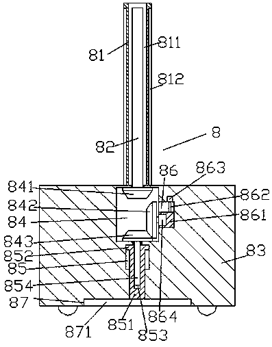 A height-adjustable awning device