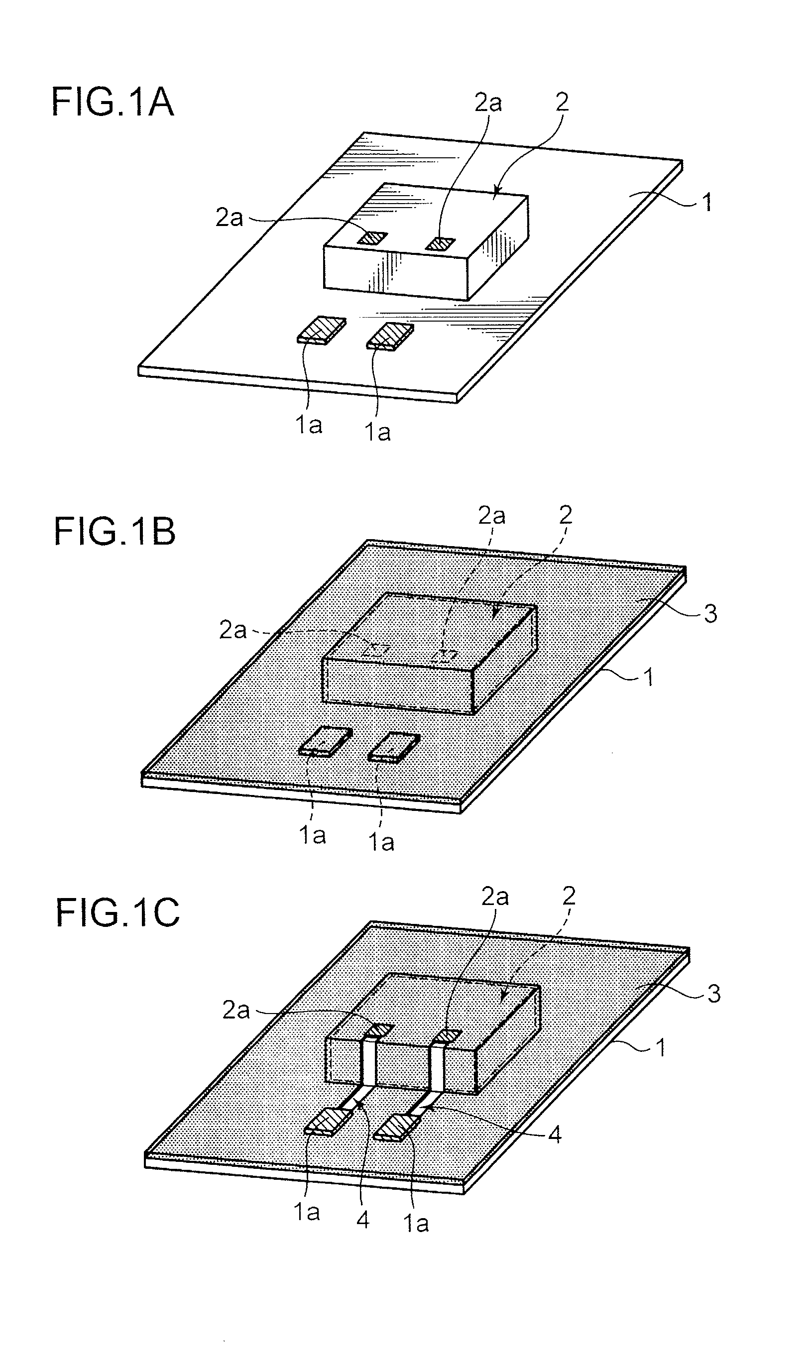 Three-dimensional structure for wiring formation