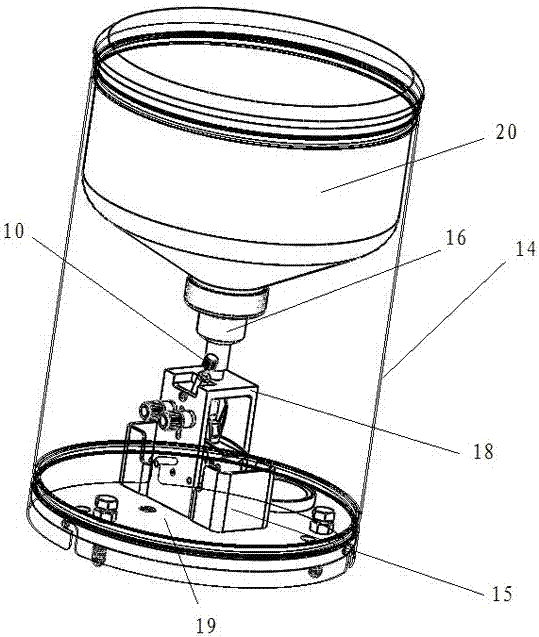 Method for changing water volume by adjusting gravity center of upper tipping bucket