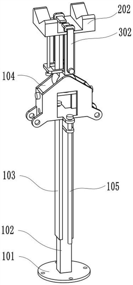 Adjustable supporting structure for water conservancy pipeline installation of water conservancy project