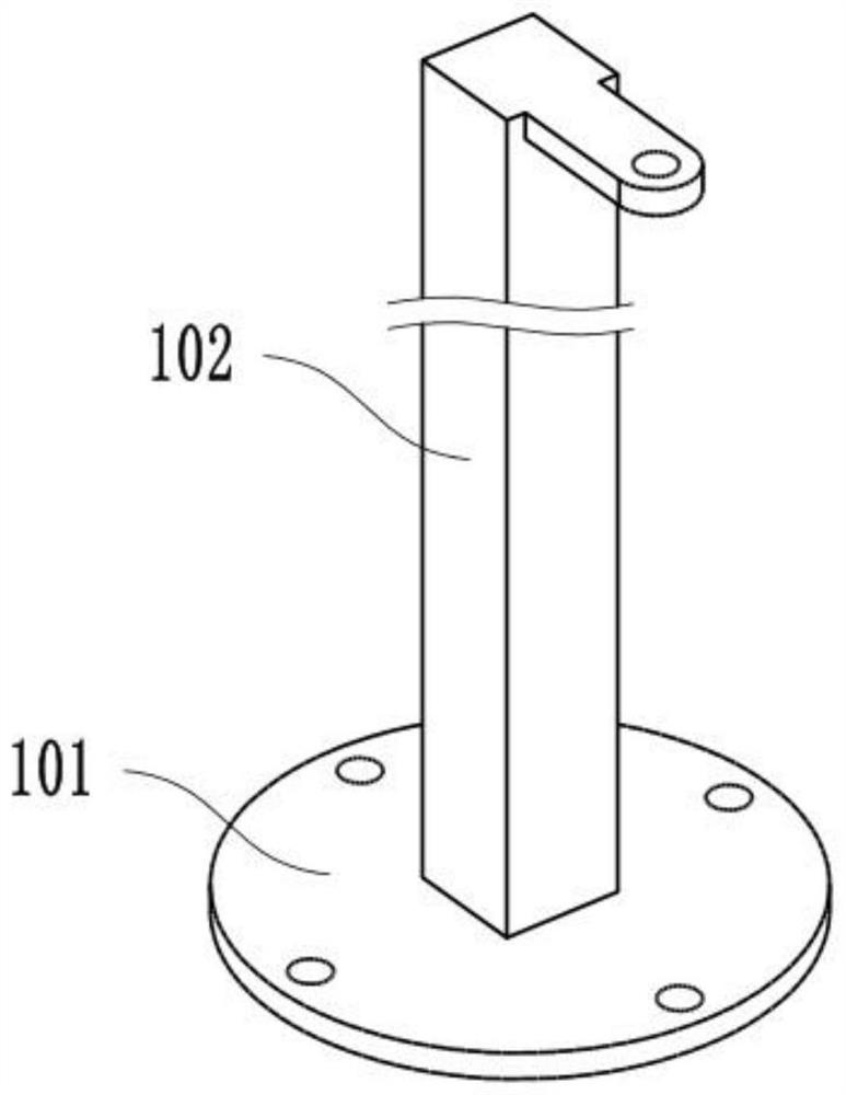 Adjustable supporting structure for water conservancy pipeline installation of water conservancy project