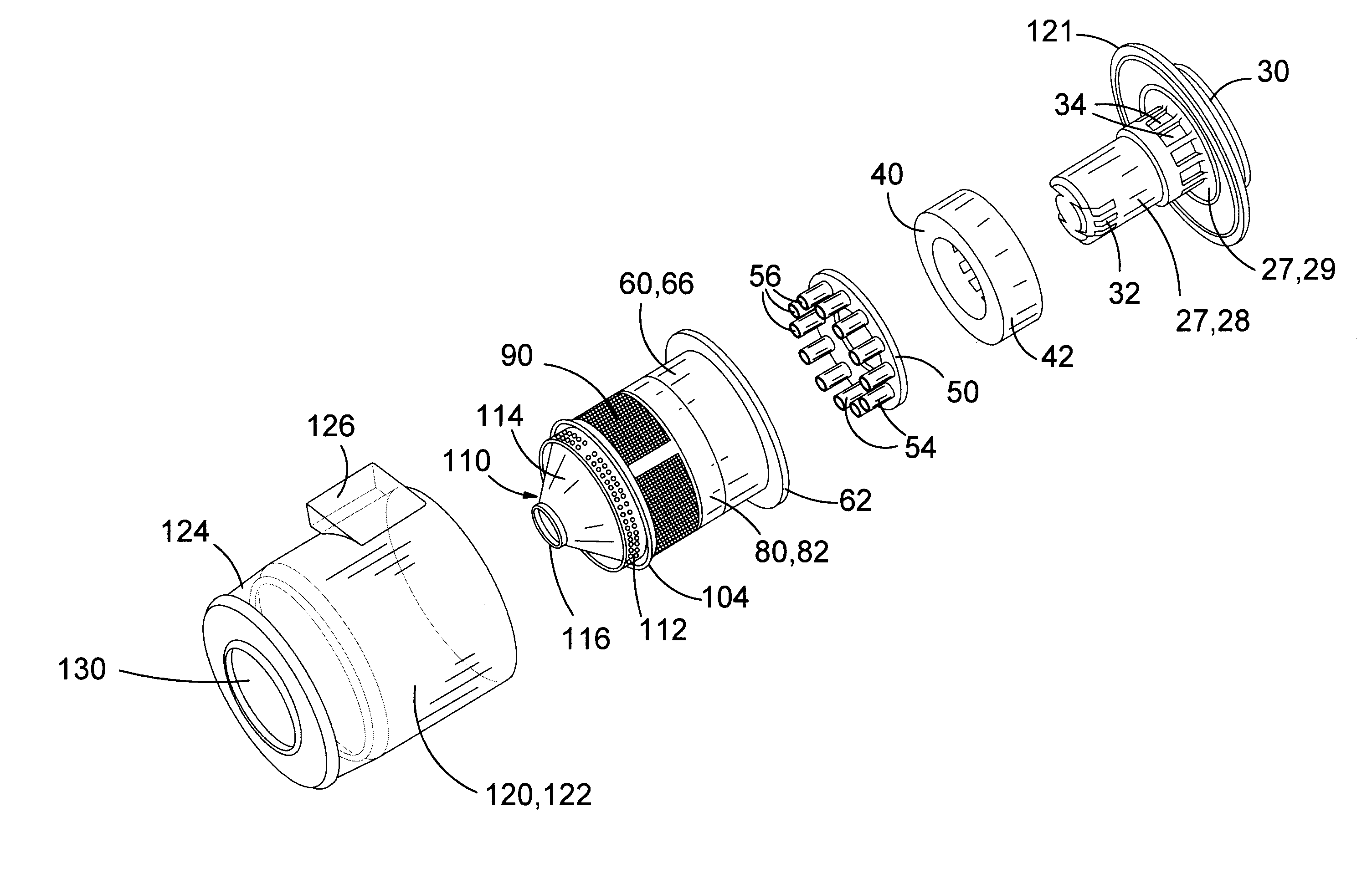 Cyclonic separation apparatus for a vacuum cleaner