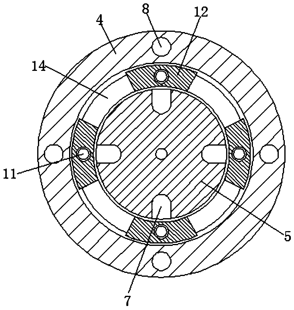 PVC film special screw rods realizing high-efficiency plasticization and carbon deposition prevention