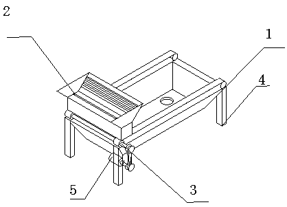 Bean stick rapid molding and production equipment