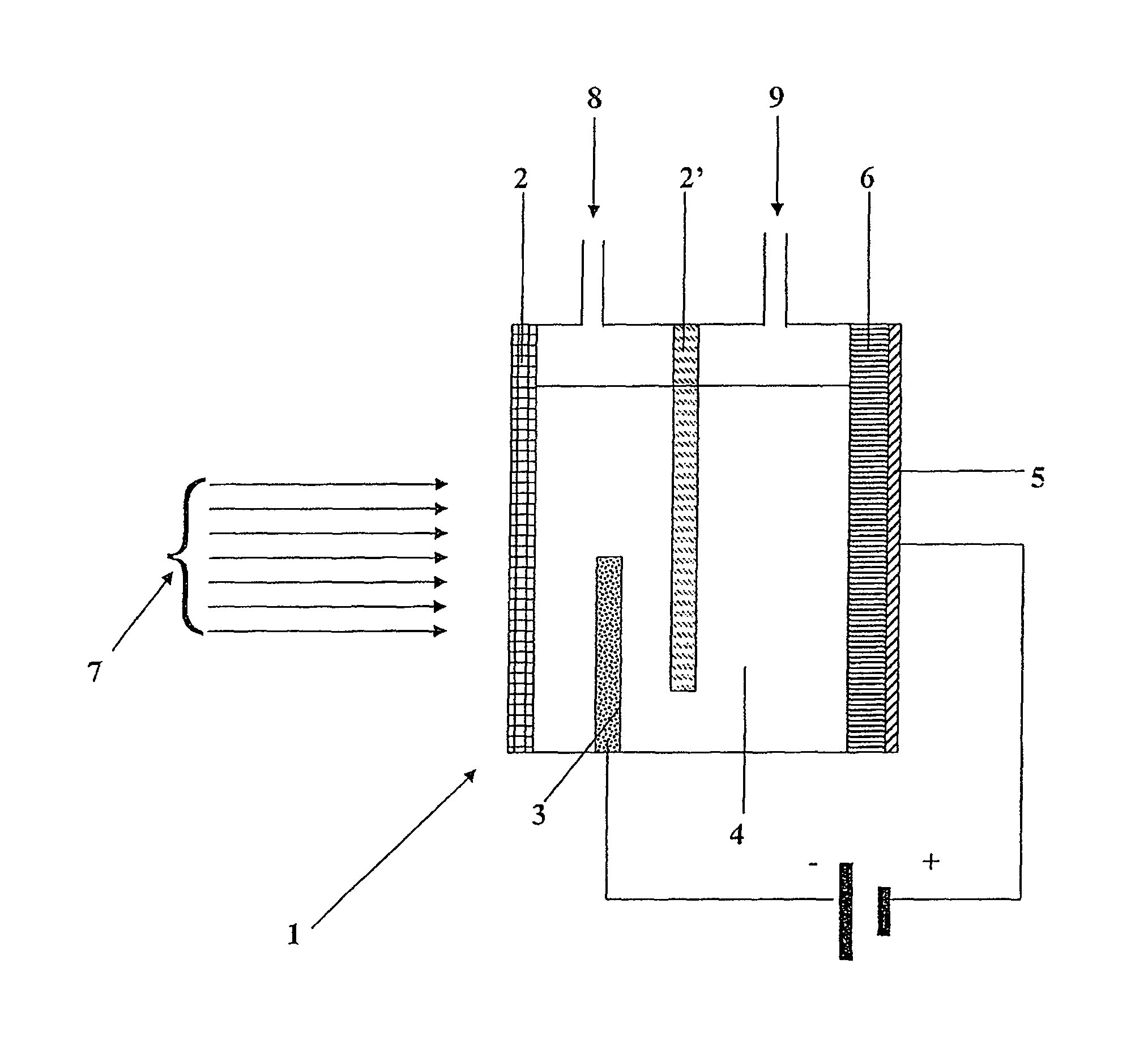 Ultra-porous photocatalytic material, method for the manufacture and the uses thereof