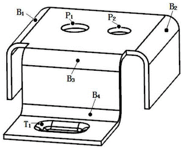 Progressive die complex metal plate member stamping process sequence planning method