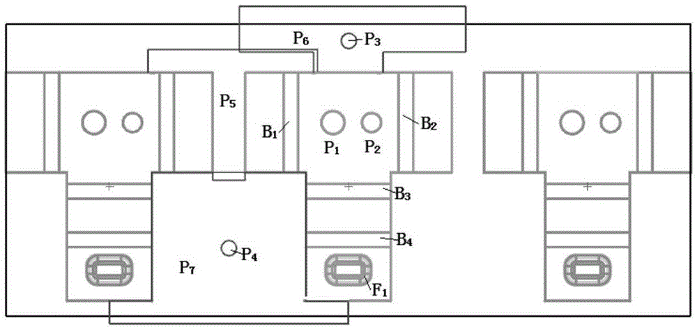 Progressive die complex metal plate member stamping process sequence planning method