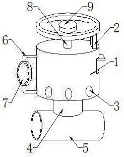 Pressure-relief copper valve with pressure detection function