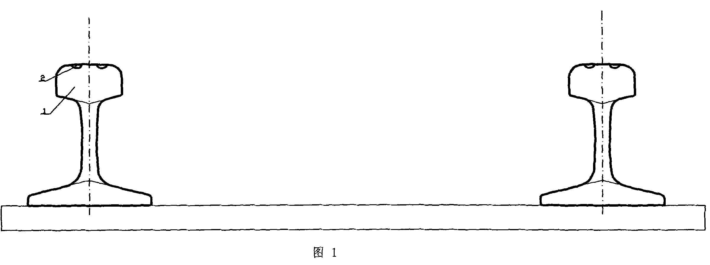 Method for melting and coating anti-rust wear-resistant alloy on steel rail surface