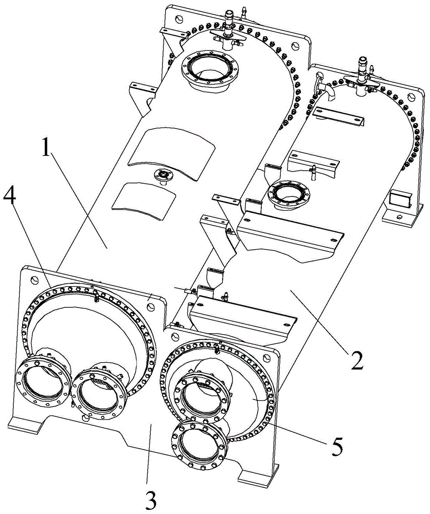 Tube plate combining mechanism, refrigerating unit and air conditioner