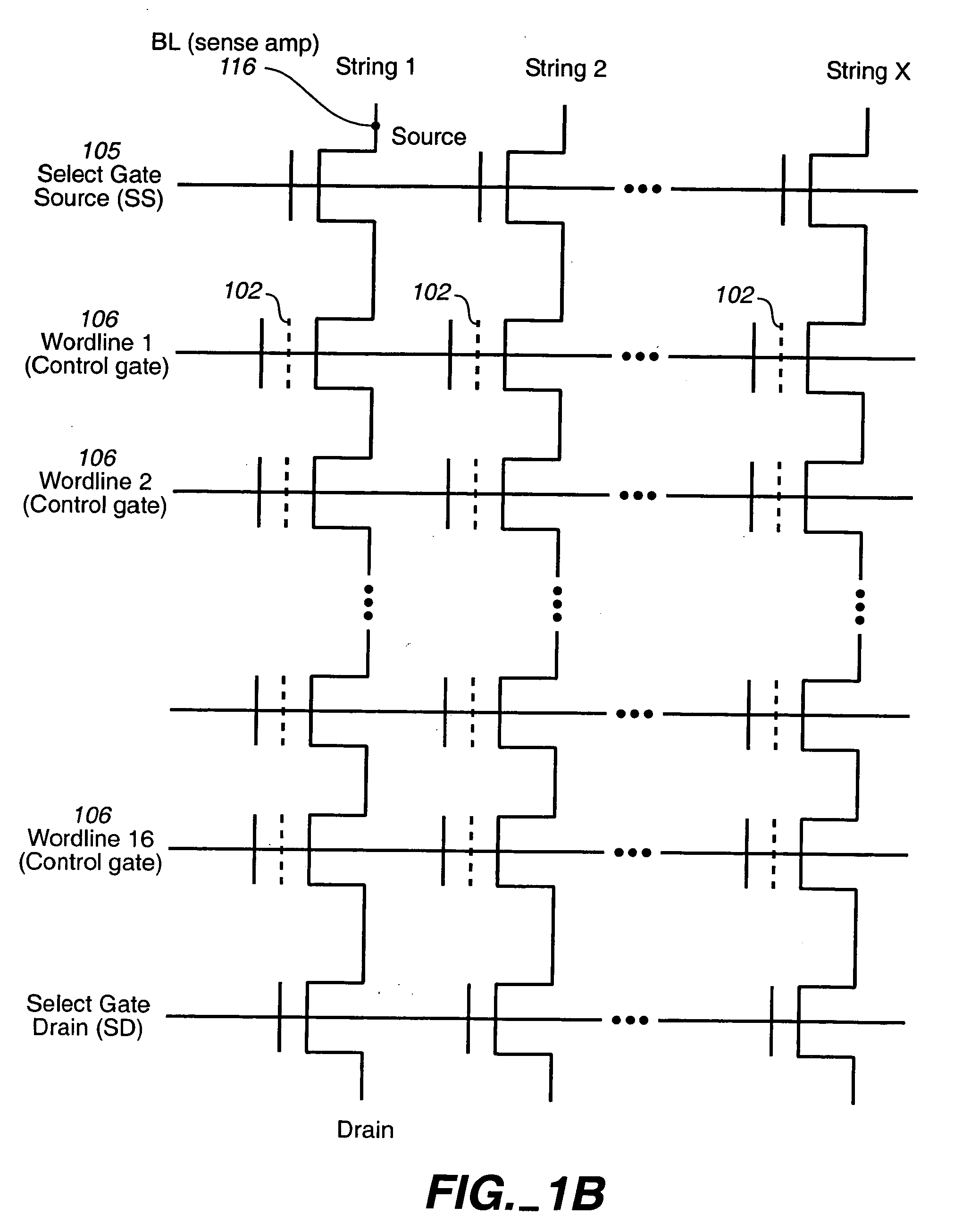 Deep wordline trench to shield cross coupling between adjacent cells for scaled NAND