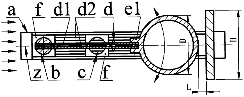 A tunnel airflow induced vibration generator