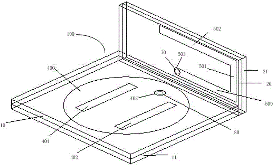 Novel three-frequency-band three-dimensional patch antenna