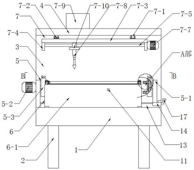 Automatic finned tube welding device convenient to fix