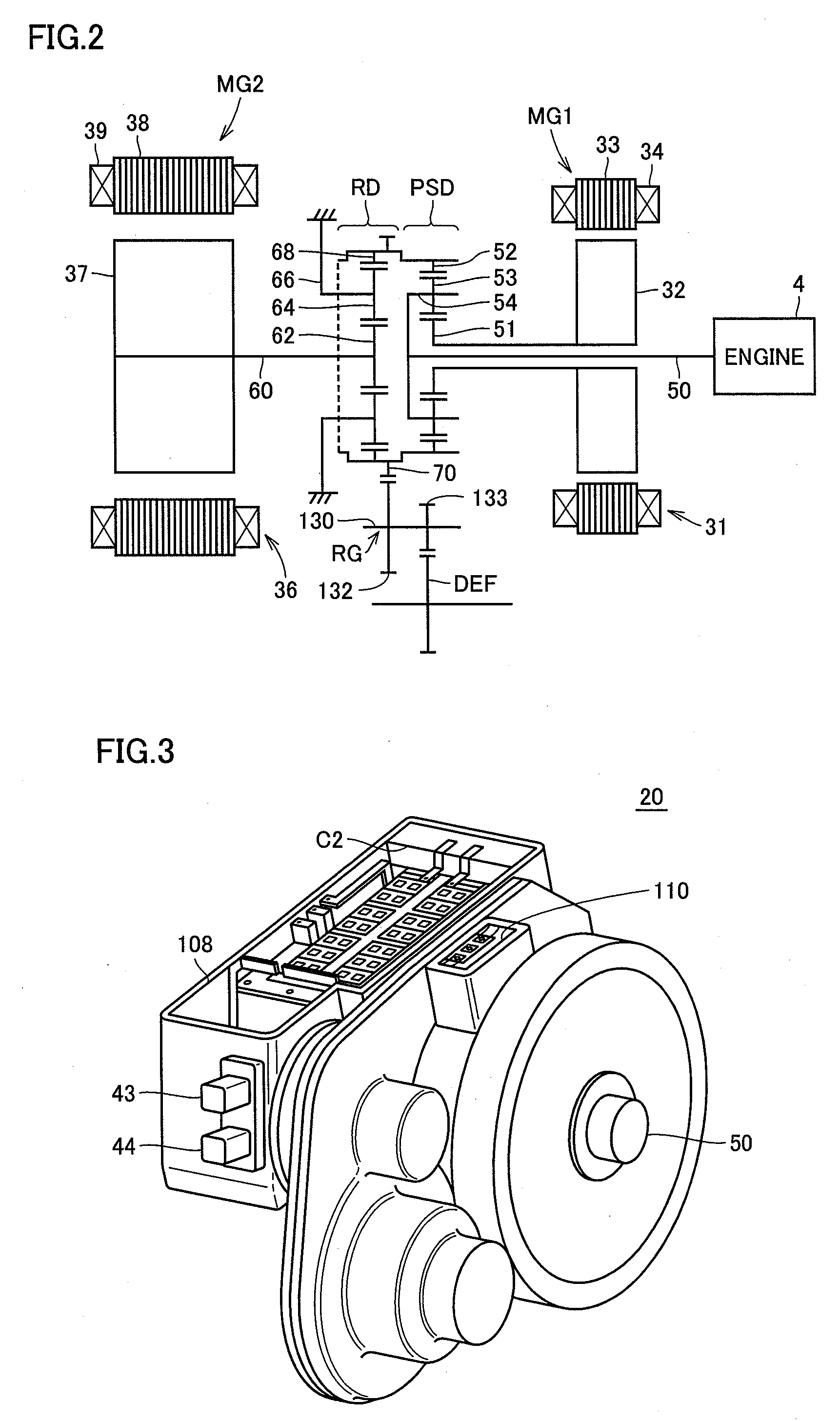 Drive device of vehicle
