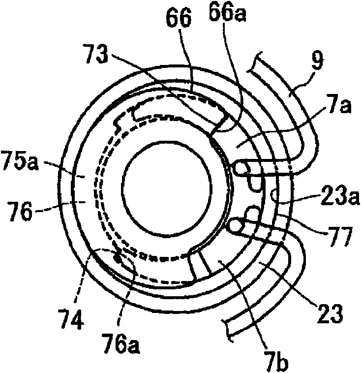 Vehicle seat reclining device