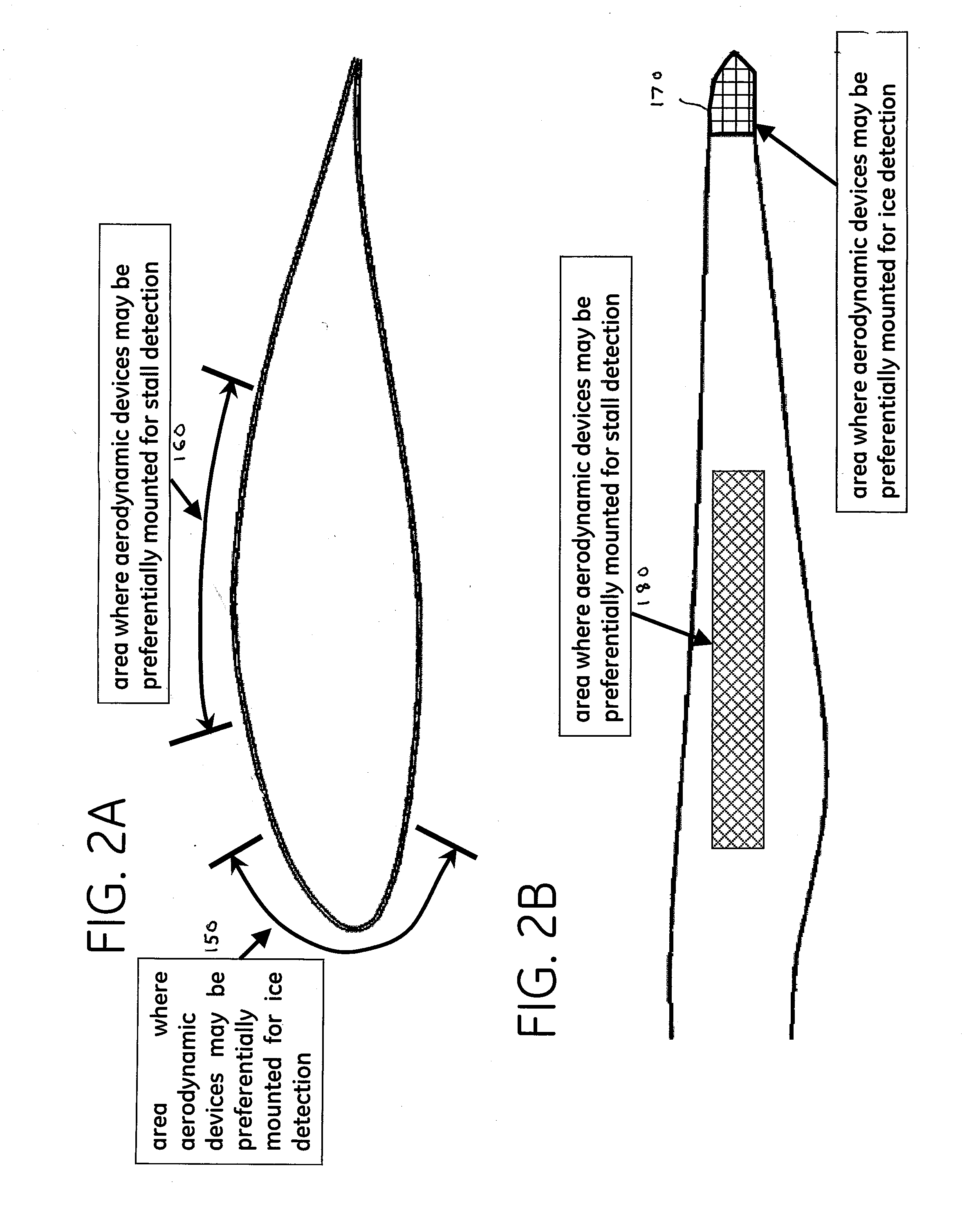 Aerodynamic device for detection of wind turbine blade operation