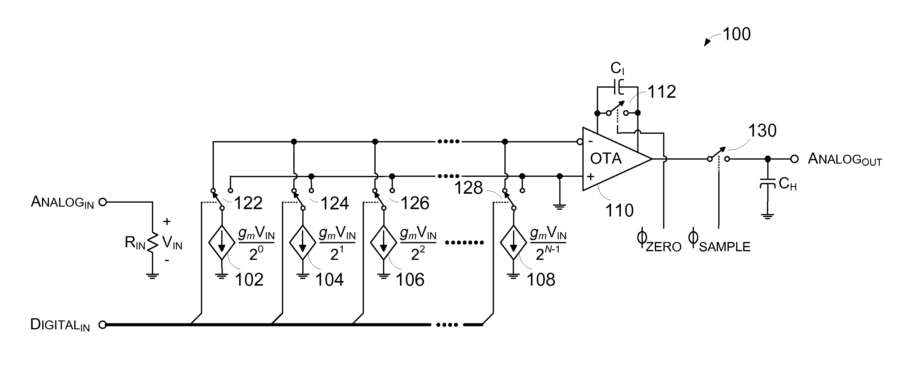 Configurable analog signal processor