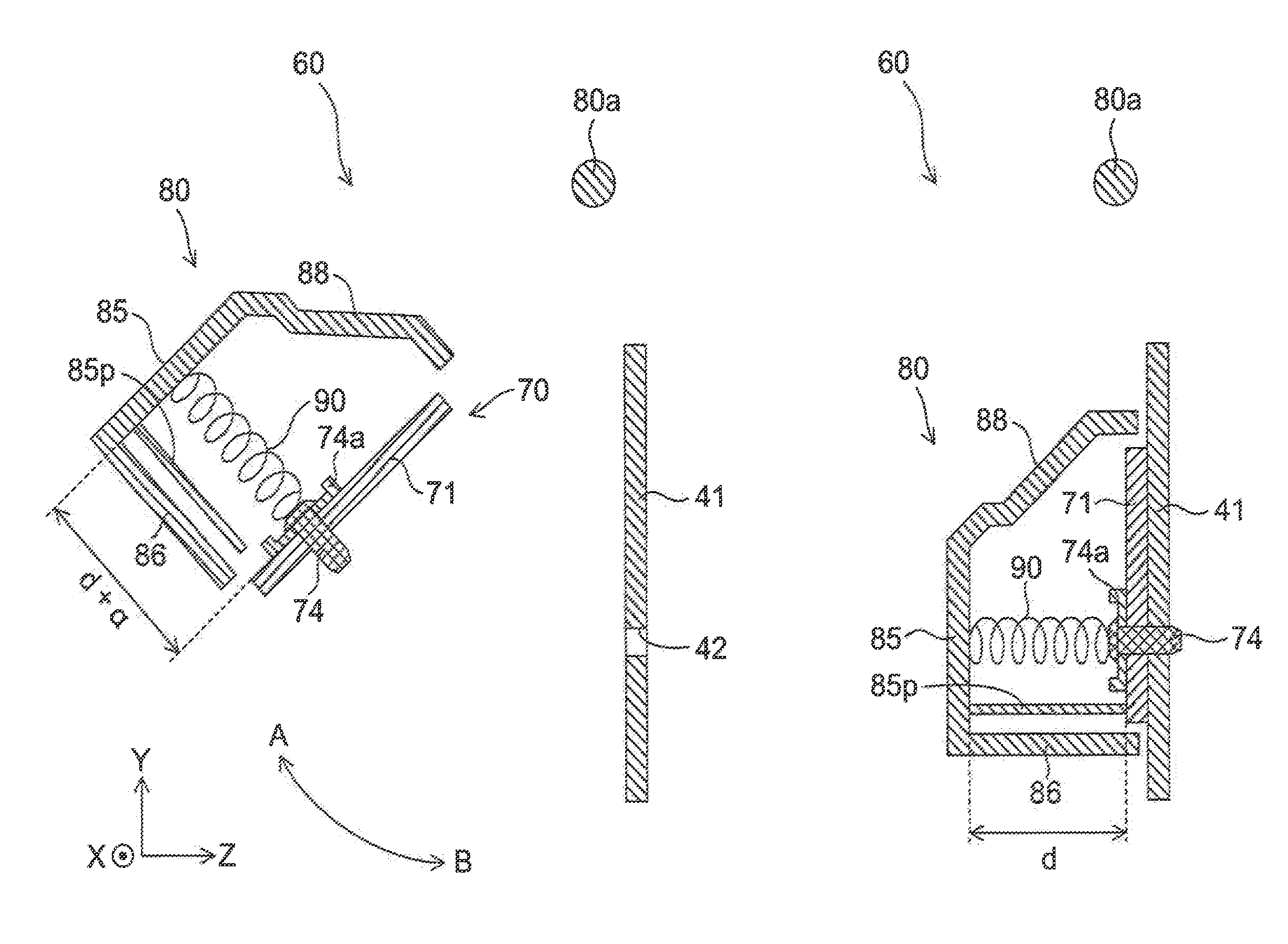 Process unit positioning device and image forming apparatus including the same
