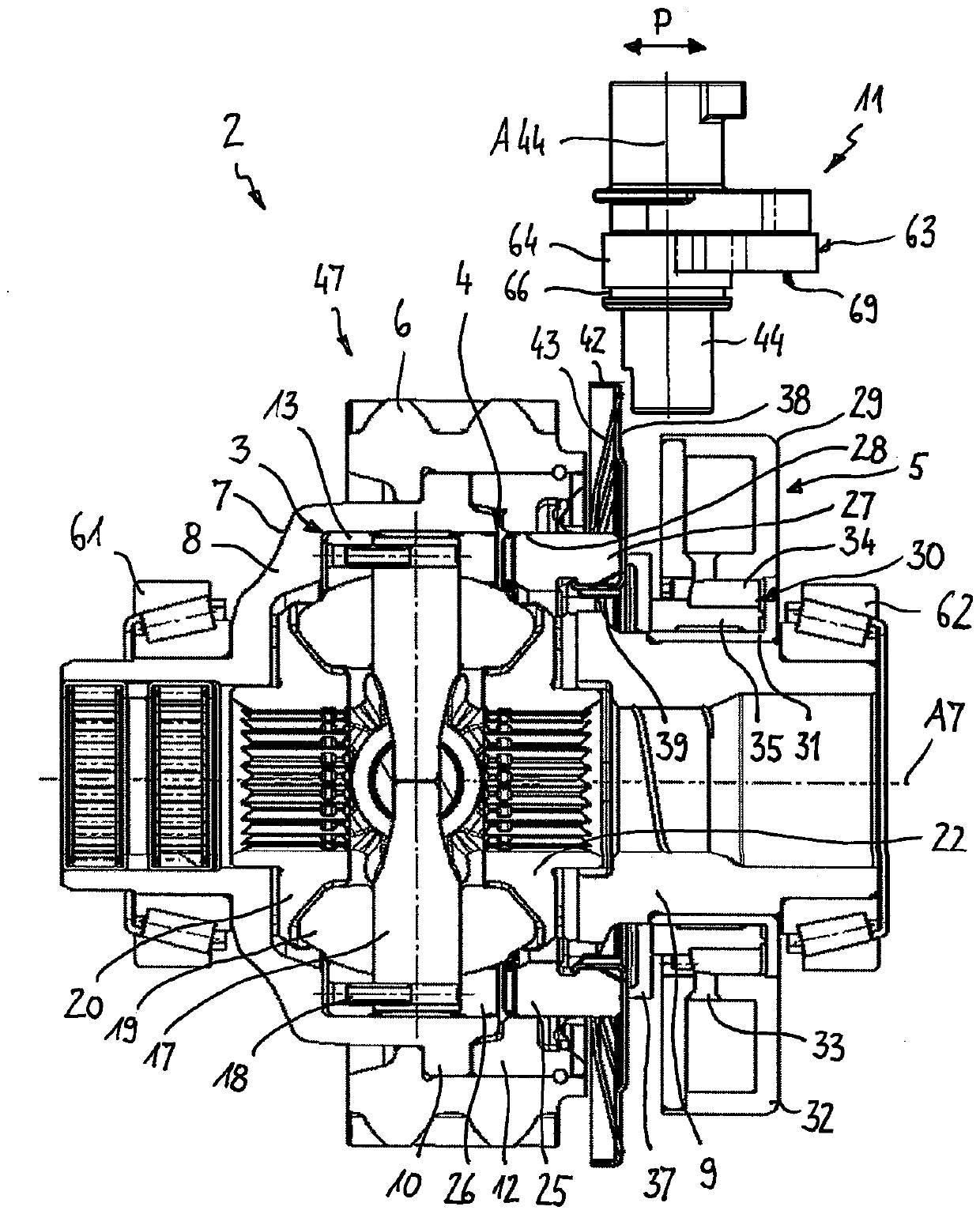 Clutch assembly with sensor unit and drive assembly with such clutch assembly