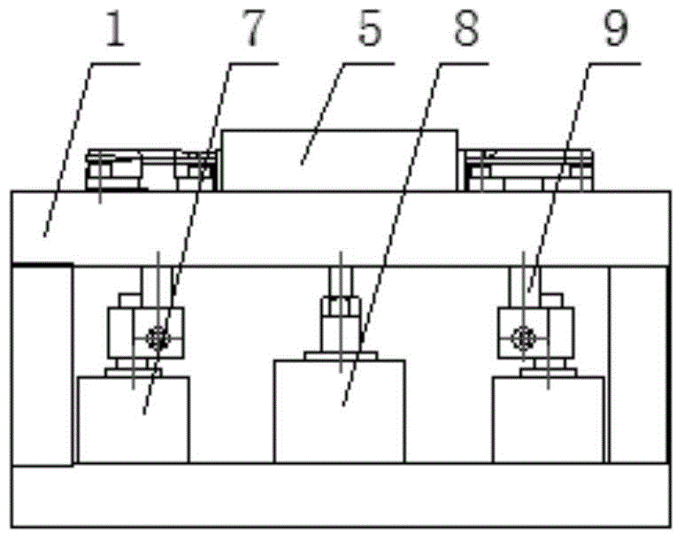 D shaft sleeve drilling pneumatic full-automatic positioning and clamping equipment of industrial sewing machine