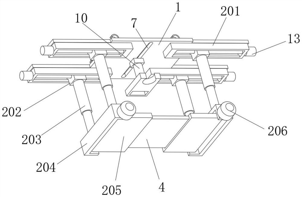 Suspension type unmanned aerial vehicle carrying device