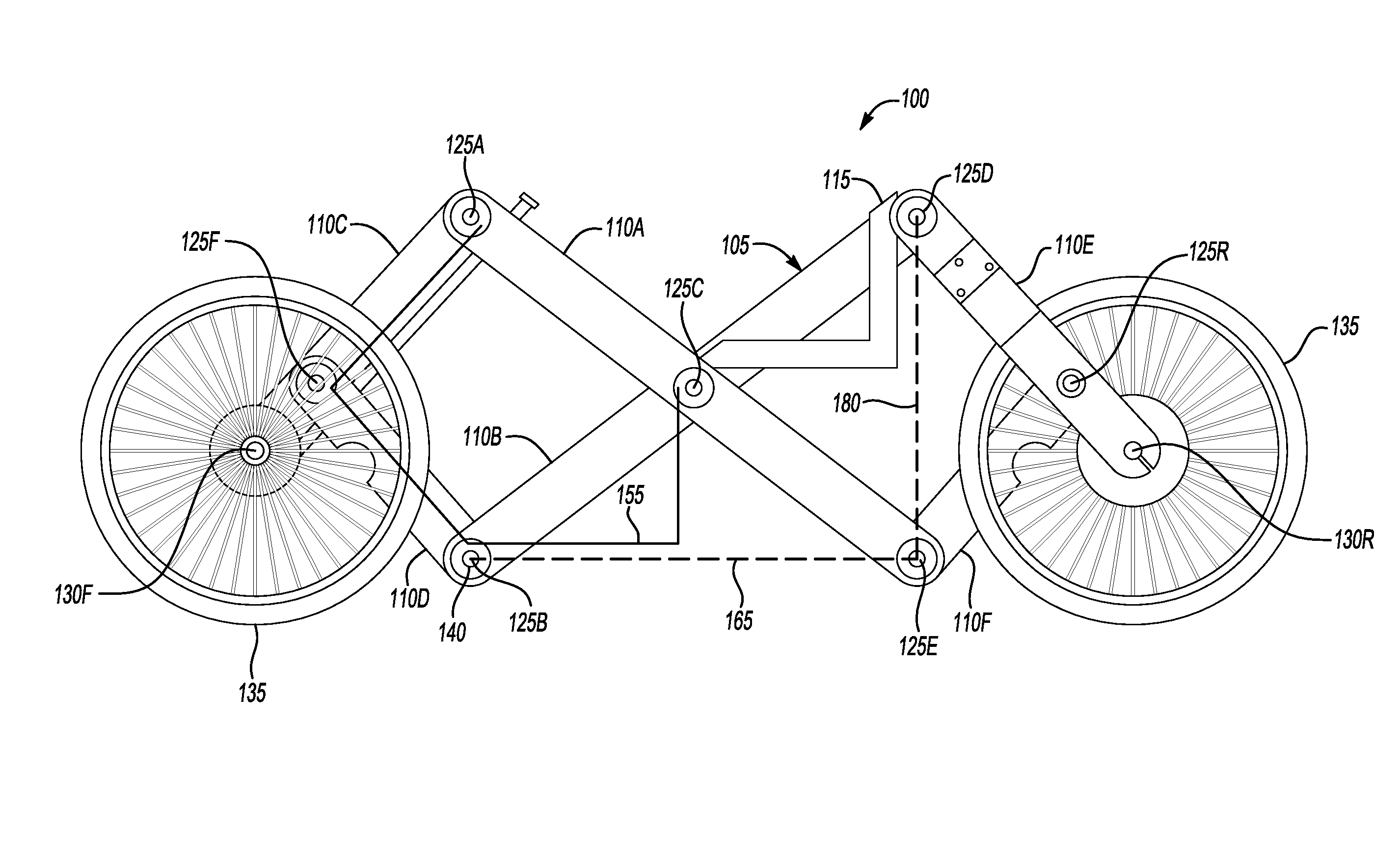 Folding vehicle