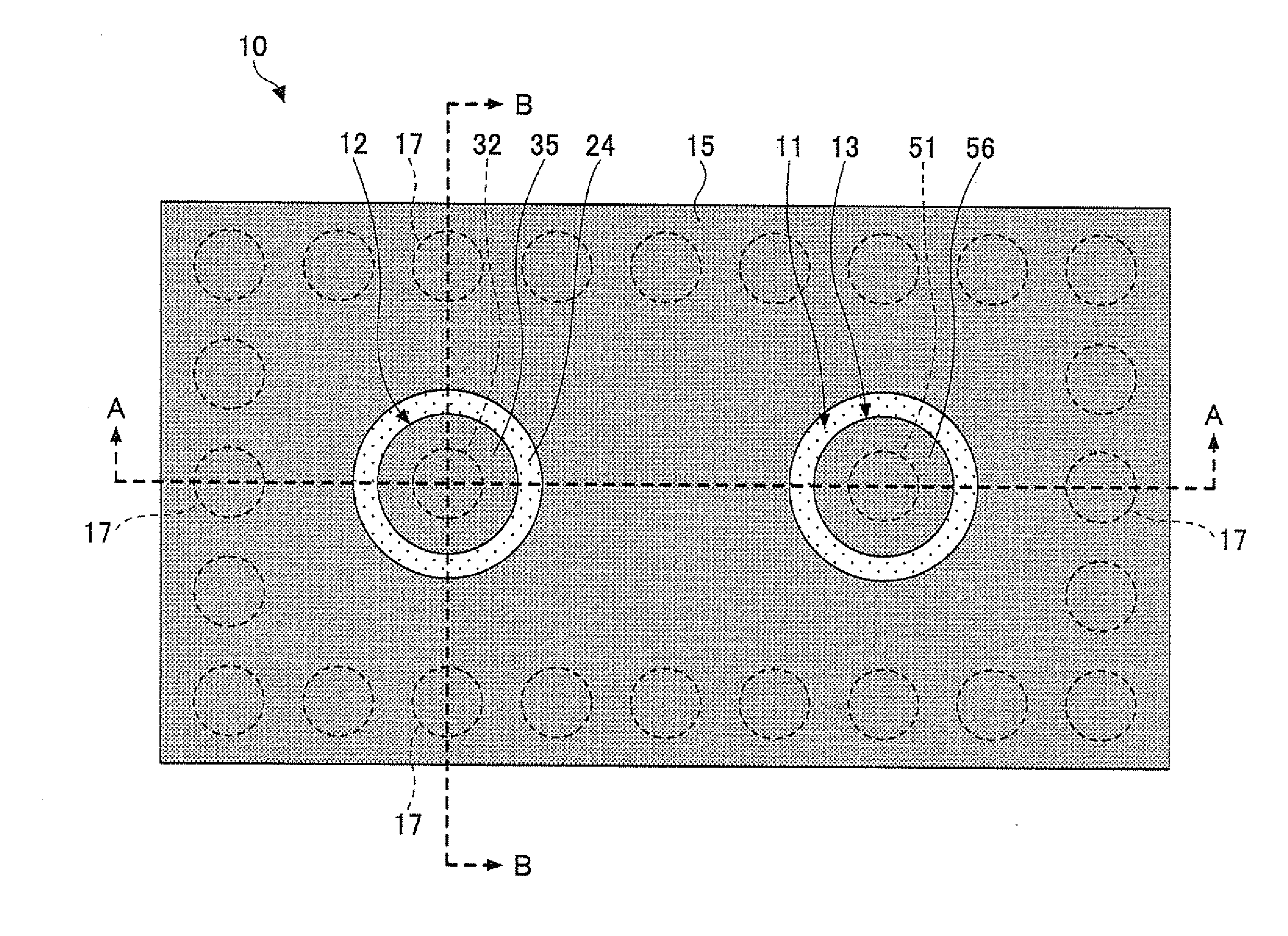 High-frequency line structure on resin substrate and method of manufacturing the same