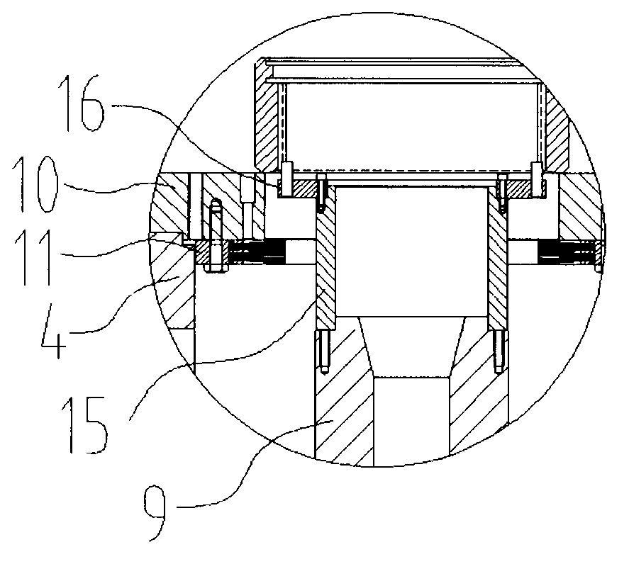 Progressive broaching device for processing internal gear ring
