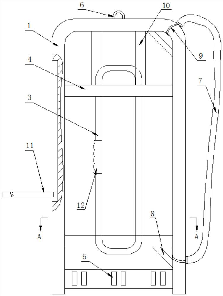 Multifunctional ground wire storage hanger