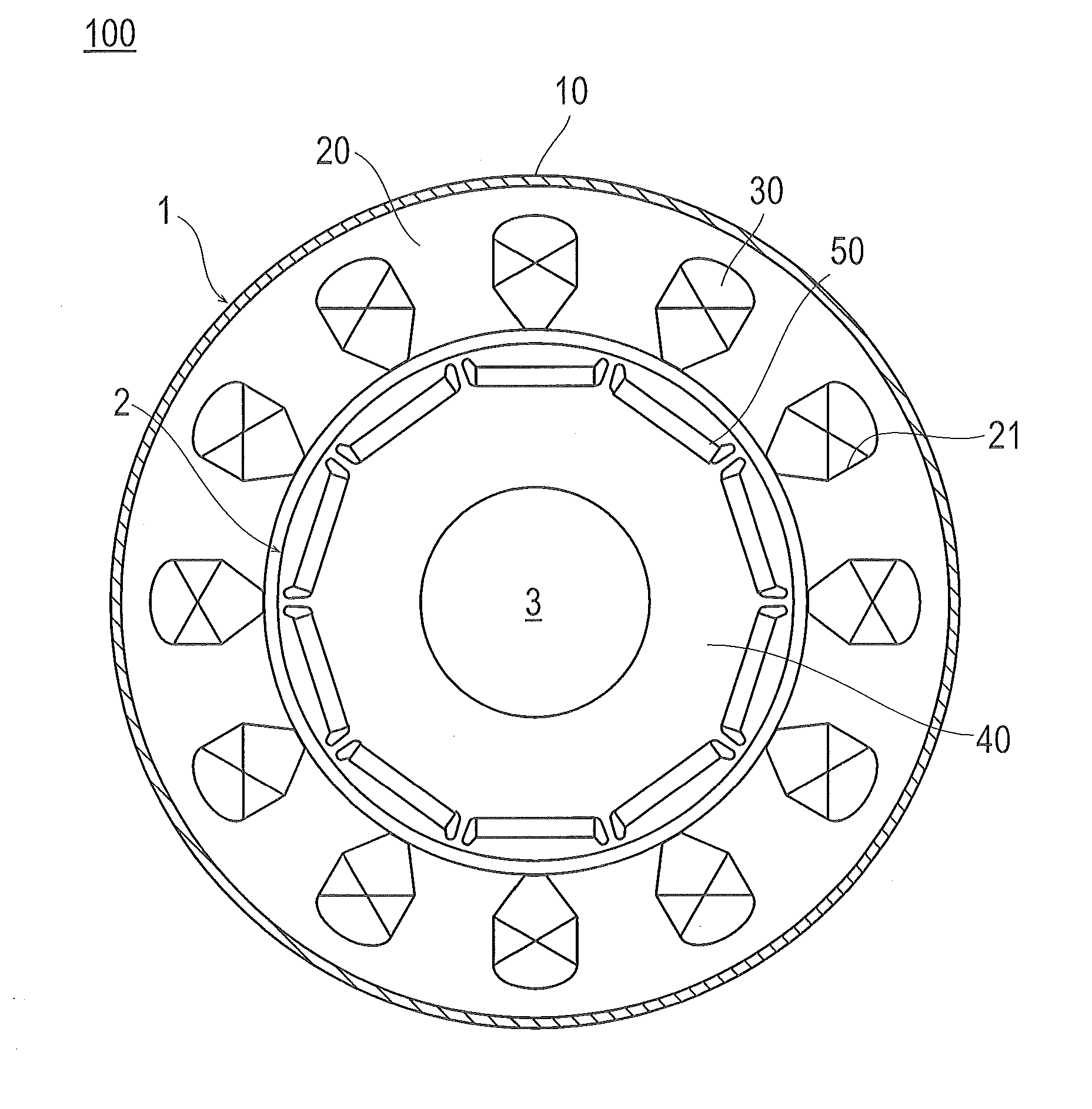 Rotor for permanent magnet type motor, method of manufacturing rotor for permanent magnet type motor, and permanent magnet type motor