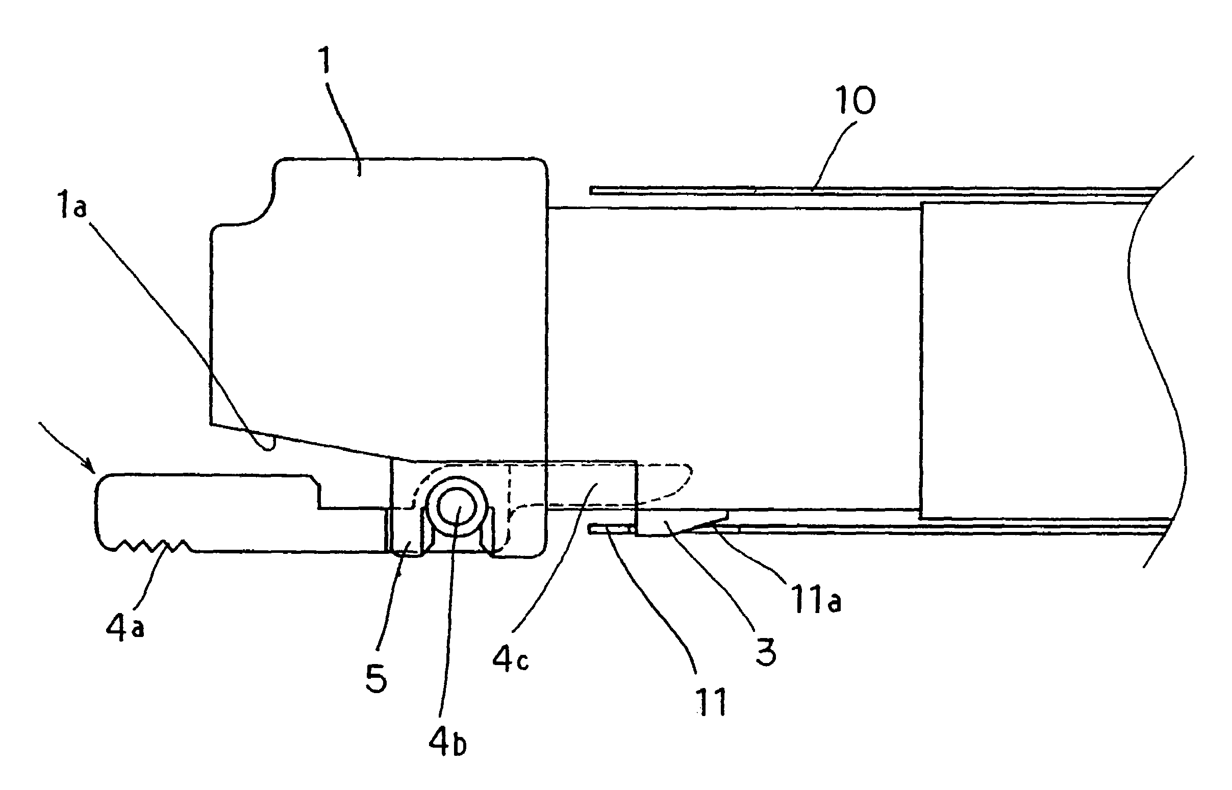 Optical module with lever that abuts case to release latch from locking state with cage which accommodates optical module